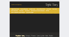 Desktop Screenshot of digitaldiary.medallionhome.com
