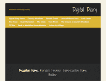 Tablet Screenshot of digitaldiary.medallionhome.com